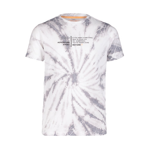 4President 4President jongens t-shirt Jordi Light Grey Tie Dye