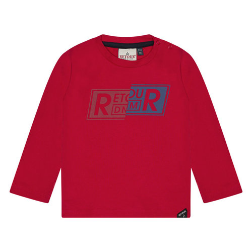 RETOUR Retour baby jongens shirt Rio Red RETOUR Retour baby jongens shirt Rio Red