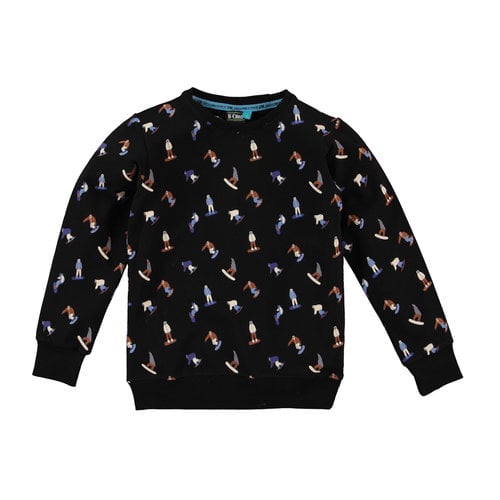 B'Chill B'Chill jongens sweater Pijke Black