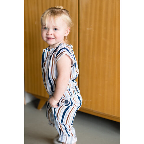 LEVV Levv meisjes jumpsuit Nella Multi Stripe