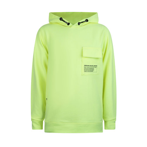 Indian Blue Jeans Indian Blue jongens hoodie Say Yes To Adventure Bright Lime Indian Blue Jeans Indian Blue jongens hoodie Say Yes To Adventure Bright Lime
