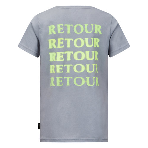 RETOUR Retour jongens t-shirt Chiel Light Steel