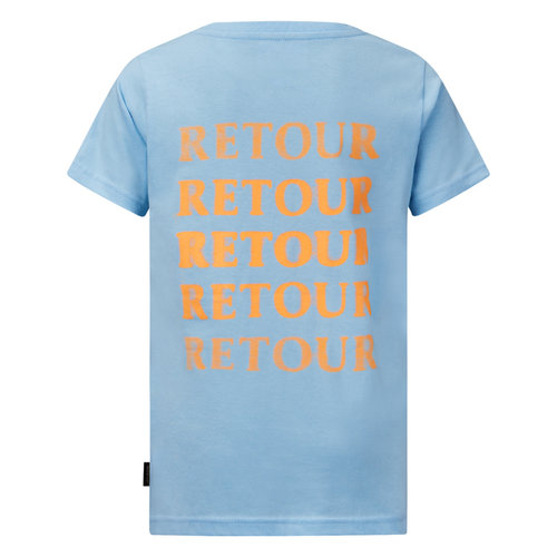 RETOUR Retour jongens t-shirt Chiel Soft Blue