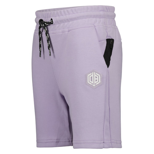 Vingino Vingino Daley Blind jongens korte joggingbroek Ronal Grey Purple