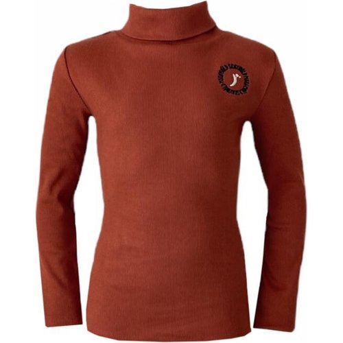 Topitm Topitm meiden coll shirt rib Sandra Rusty Red