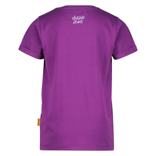 Vingino Vingino meiden t-shirt Hera Deep Plum Purple