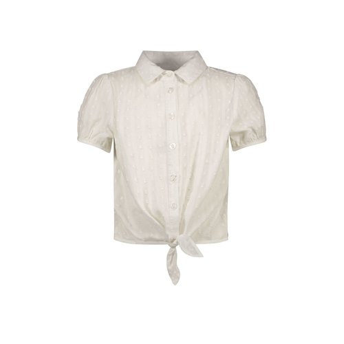 B.Nosy B.Nosy meisjes korte mouwen blouse met knoop Cotton