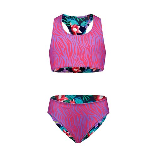 B.Nosy B.Nosy meisjes reversible bikini Sporty Active Flower