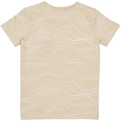 LEVV Levv jongens t-shirt Lefran aop Grey Sand Wave