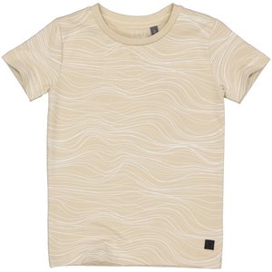 LEVV Levv jongens t-shirt Lefran aop Grey Sand Wave