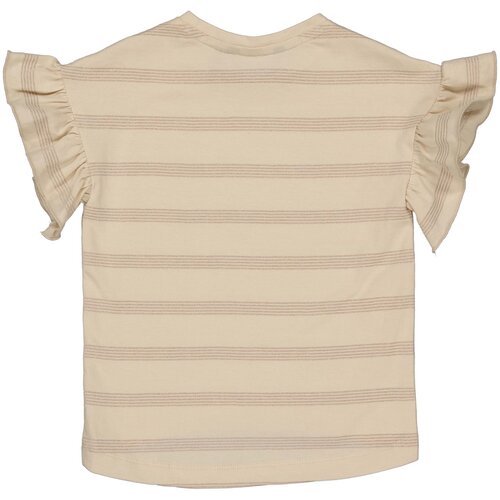 LEVV Levv meisjes t-shirt Leslien aop Creme Stripe