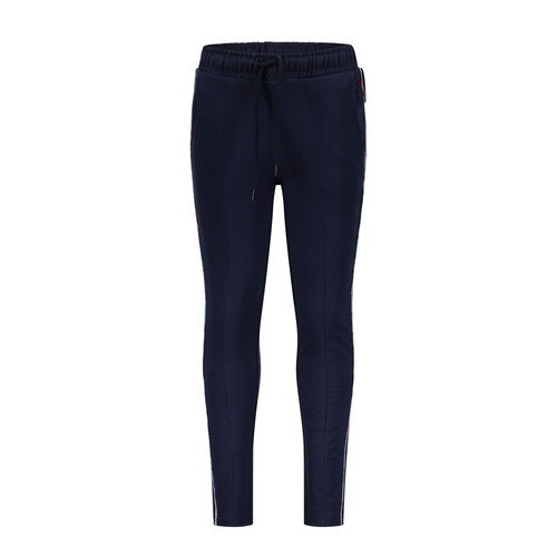 TYGO & vito TYGO & vito meisjes joggingbroek met bies Navy TYGO & vito TYGO & vito meisjes joggingbroek met bies Navy