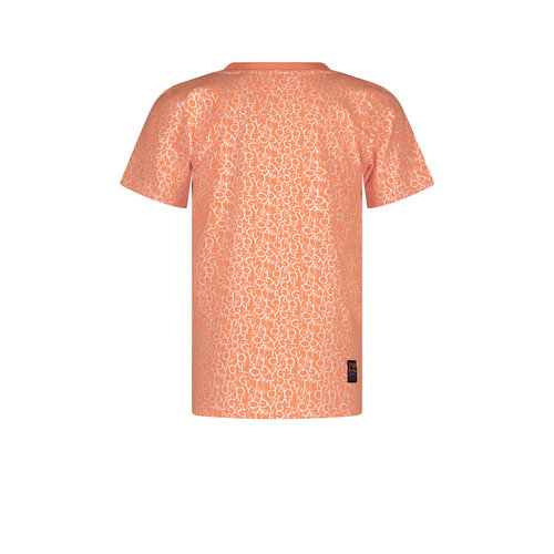 TYGO & vito TYGO & vito jongens t-shirt aop Tekst Orange Clownfish