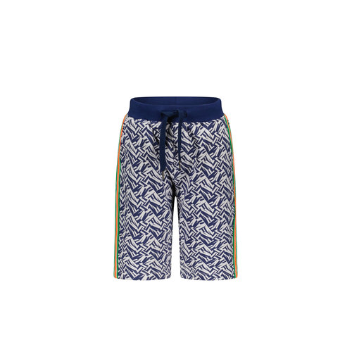 TYGO & vito TYGO & vito jongens korte joggingbroek aop Graphic Sporty Blue