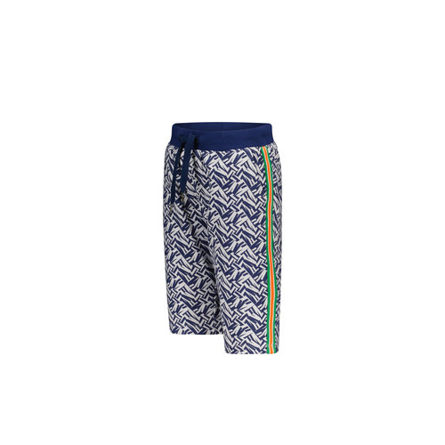 TYGO & vito TYGO & vito jongens korte joggingbroek aop Graphic Sporty Blue