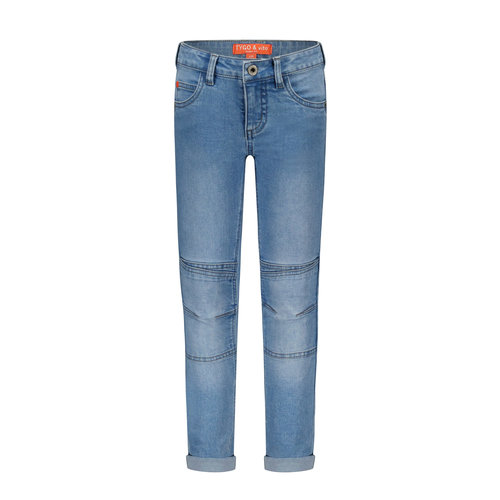 TYGO & vito TYGO & vito jongens skinny jeans dubbele kniestukken Extra Light Used