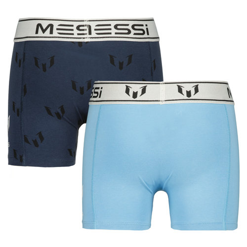Vingino Vingino jongens Messi ondergoed 2-pack boxers Dark Blue