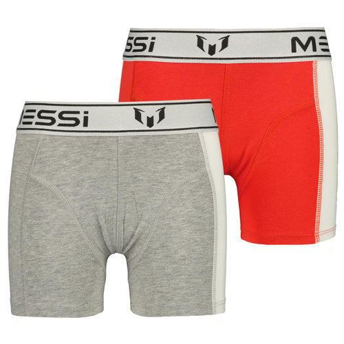 Vingino Vingino jongens Messi ondergoed 2-pack boxers Sporty Red