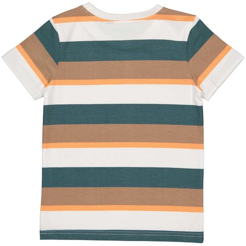 Quapi Quapi jongens t-shirt Qtalin aop Sand Multicolor Stripe