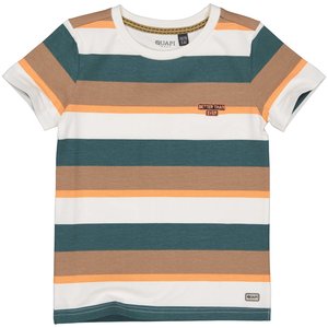 Quapi Quapi jongens t-shirt Qtalin aop Sand Multicolor Stripe