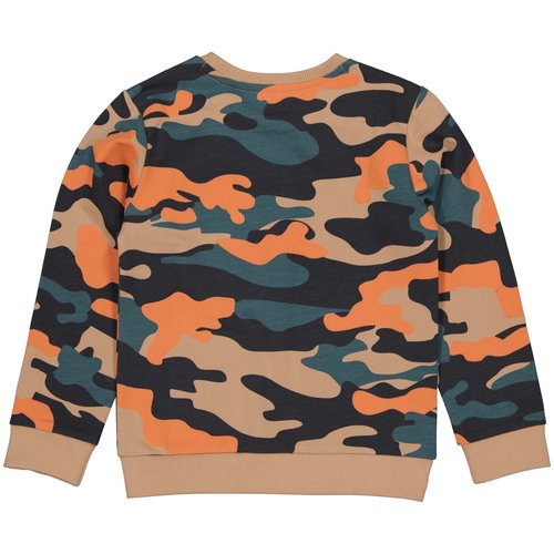 Quapi Quapi jongens sweater Qteodor aop Sand Stone Camo