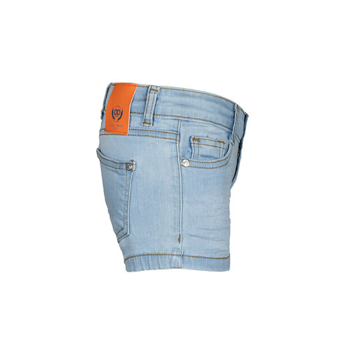 DDD DDD meisjes korte jeans Andika Light Blue Denim