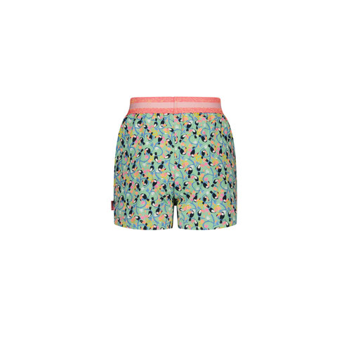 TYGO & vito TYGO & vito meisjes korte joggingbroek aop Toucan Mint Green