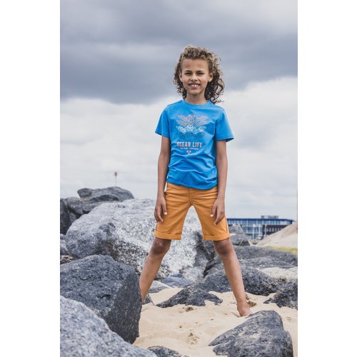 TYGO & vito TYGO & vito jongens t-shirt Ocean Life Mid Blue