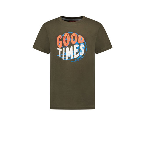 TYGO & vito TYGO & vito jongens t-shirt Good Times Army