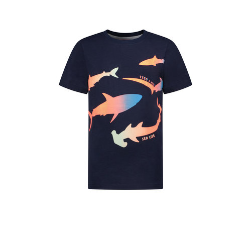 TYGO & vito TYGO & vito jongens t-shirt Sea Life Navy