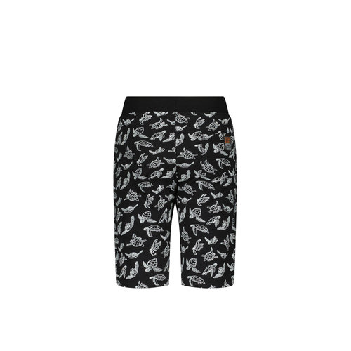 TYGO & vito TYGO & vito jongens korte joggingbroek aop Turtle Black