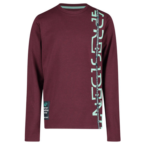 4President 4President jongens shirt Orlando Maroon Melange 4President 4President jongens shirt Orlando Maroon Melange