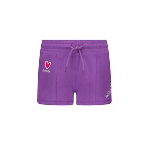 B.Nosy B.Nosy meisjes korte joggingbroek met stiksels Purple