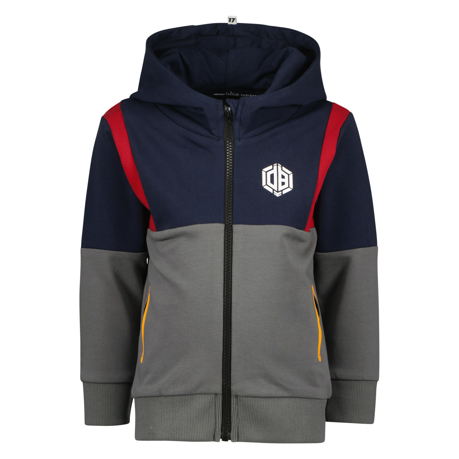 Vingino Daley Blind jongens vest Osi Clay Grey