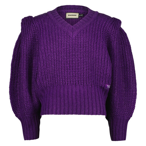 Raizzed Raizzed meiden gebreide sweater Nien Bright Purple