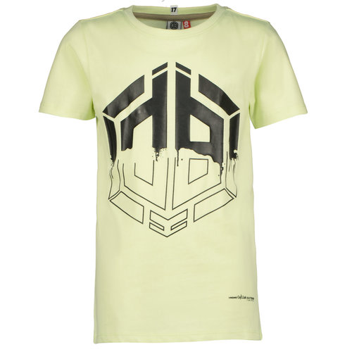 Vingino Vingino Daley Blind jongens t-shirt Heswi Lime Sand