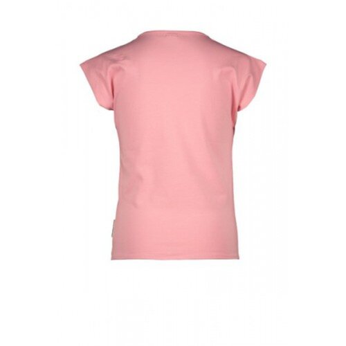 B.Nosy B.Nosy meisjes t-shirt Summer met knoop Punch Pink