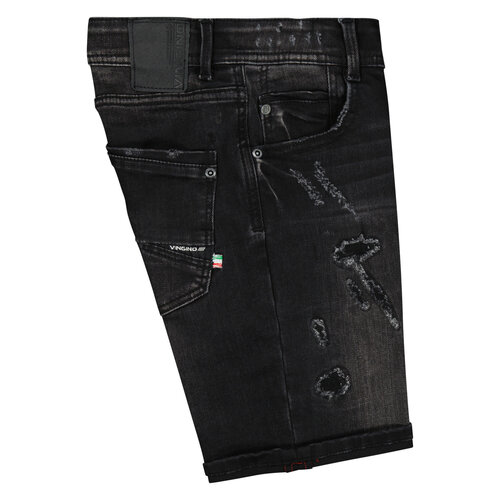 Vingino Vingino jongens korte jeans Chavez Dark Black Vintage