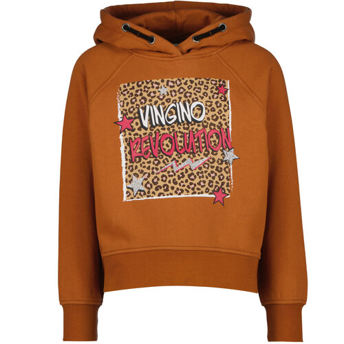 Vingino Vingino meiden hoodie Nenneke Rusty Brown