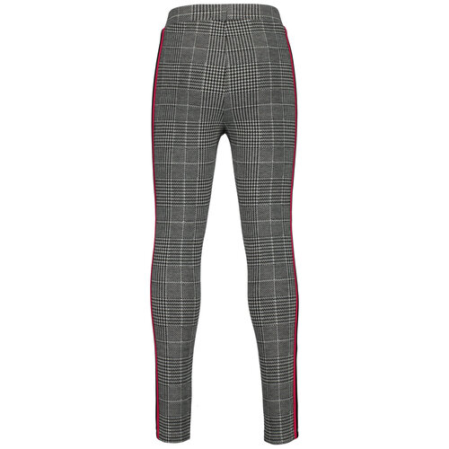 Vingino Vingino meiden broek Salina Check Dark Grey