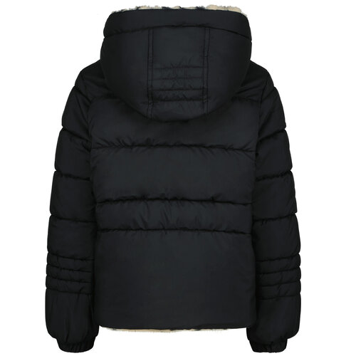 Vingino Vingino meiden reversible winterjas Tarouse Deep Black