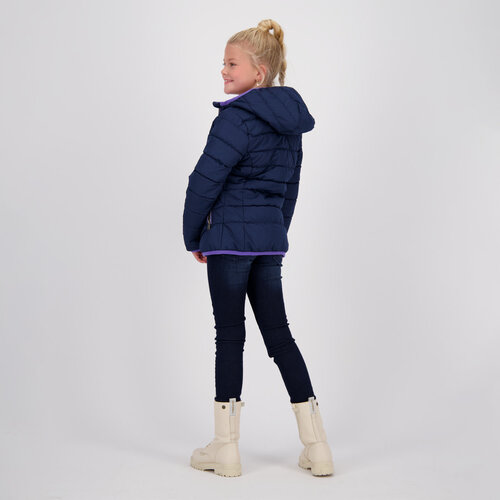 Vingino Vingino meiden reversible winterjas Teley Dark Blue