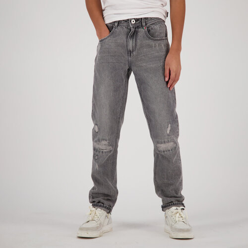 Vingino Vingino jongens jeans Straight Fit Peppe Carpenter Light Grey