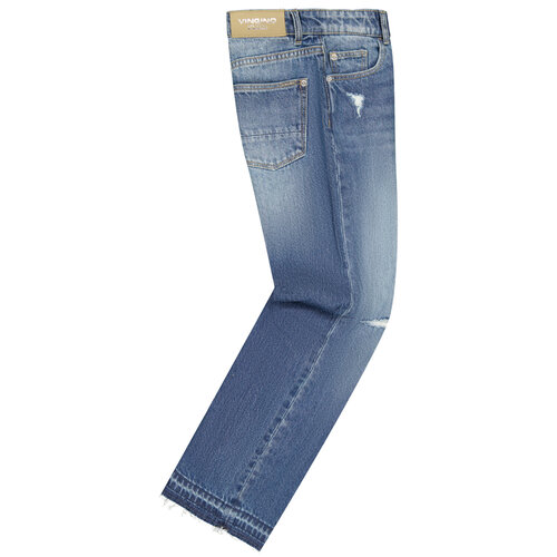 Vingino Vingino meiden jeans Wide Leg Fit Cato Blue Vintage