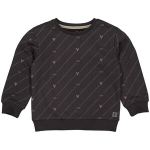 LEVV Levv jongens sweater Gerben aop Grey Raven Levv