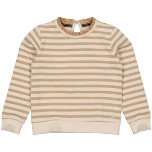 LEVV Levv meisjes sweater Gerlynn aop Sand Nomad Stripe