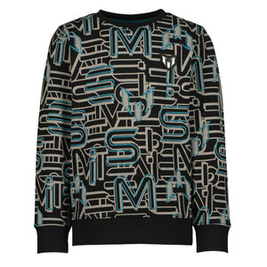 Vingino Vingino jongens Messi sweater Naguz Deep Black