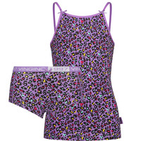 Vingino meiden ondergoed set Singlet Animal Flower Lilac