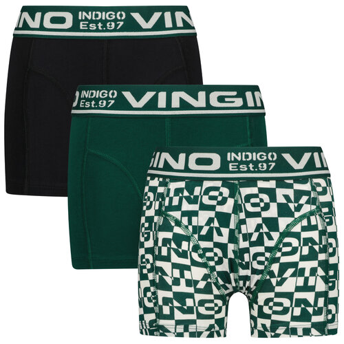 Vingino Vingino jongens ondergoed 3-pack boxers Skater Green Vingino Vingino jongens ondergoed 3-pack boxers Skater Green