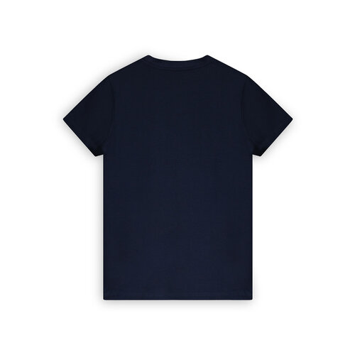 Bellaire Bellaire jongens t-shirt met logo Navy Blazer